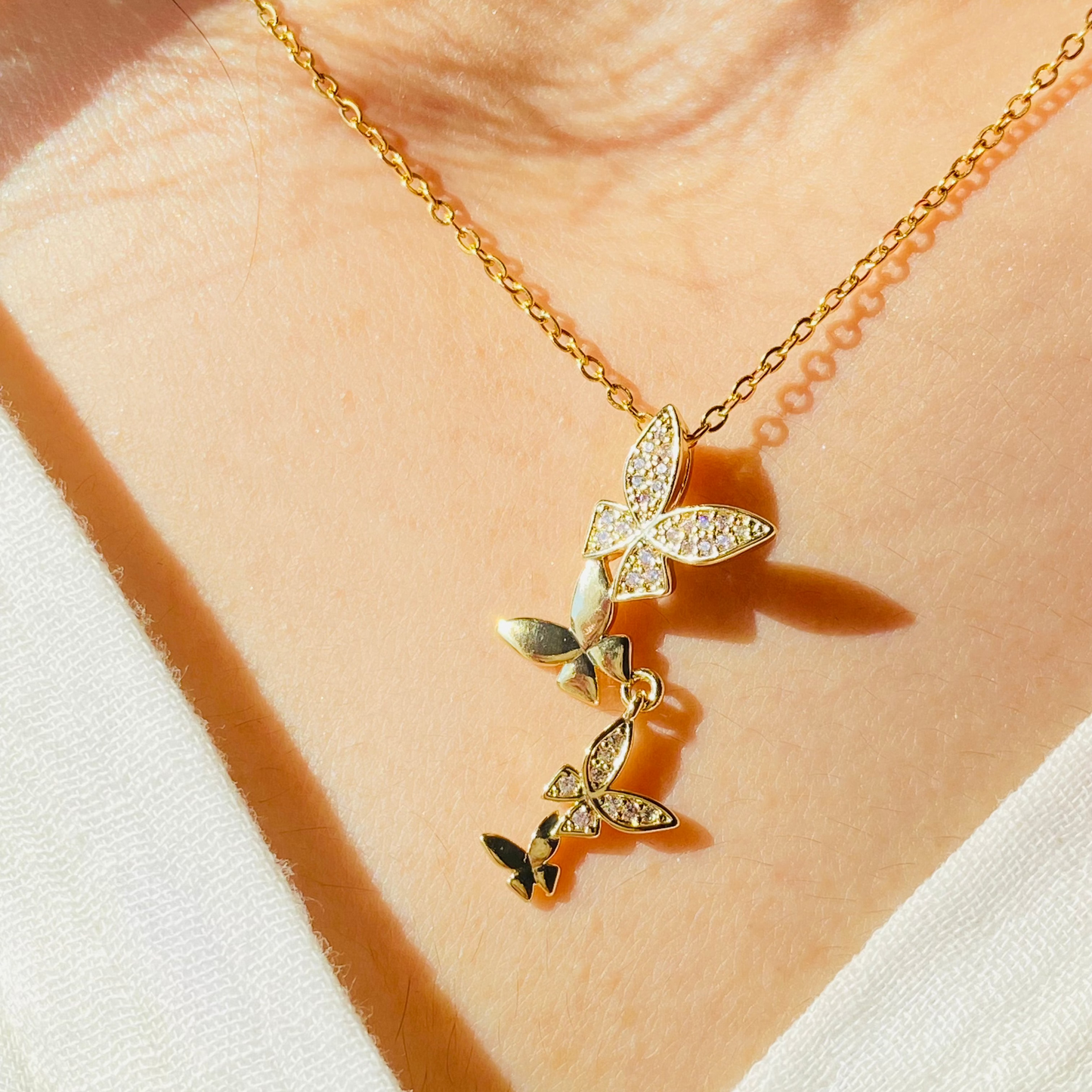 Butterfly Cascade Pendant