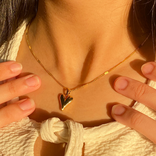Radiant heart pendant