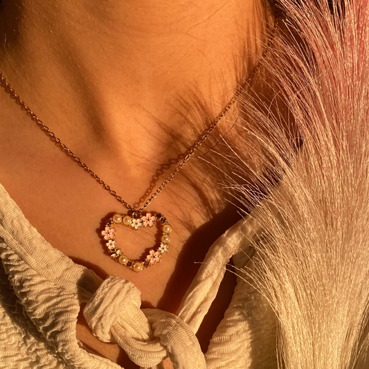 Heart bloom Necklace
