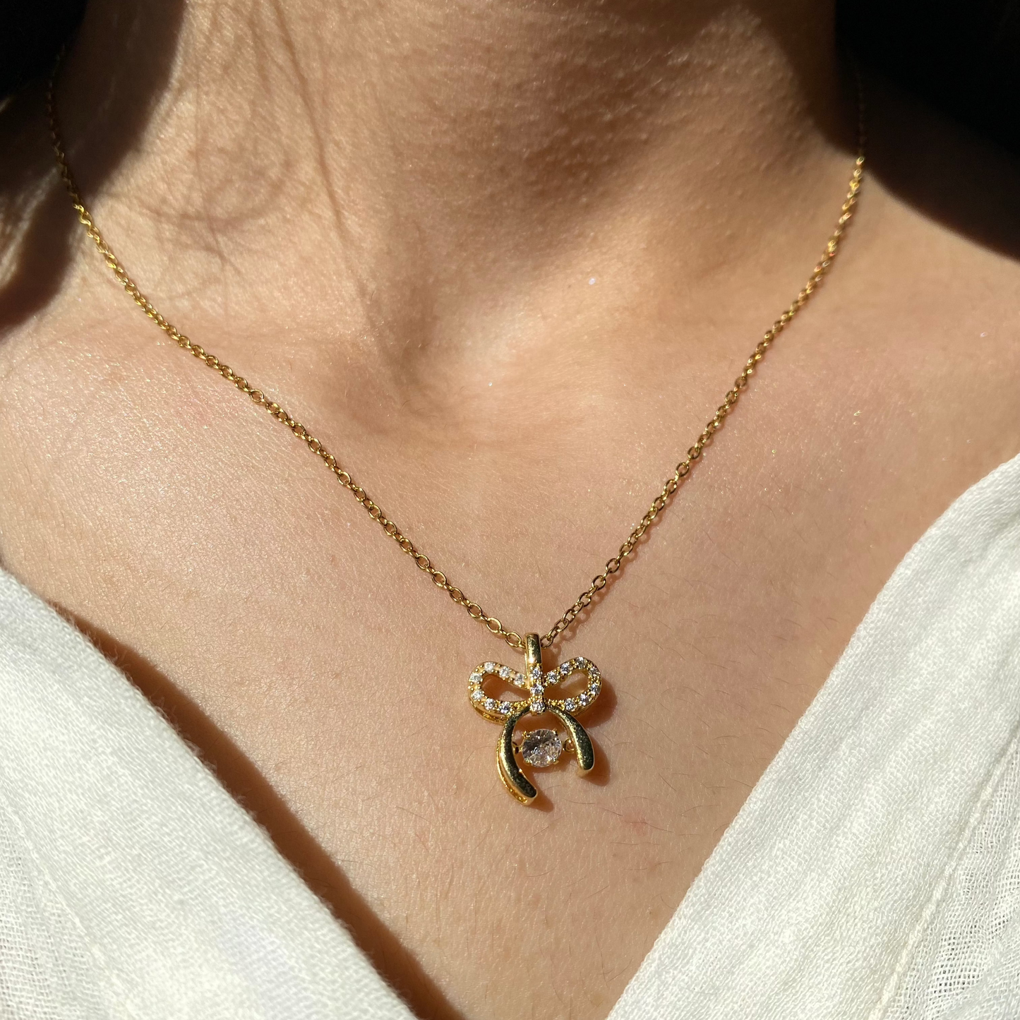 Mini Bow Necklace