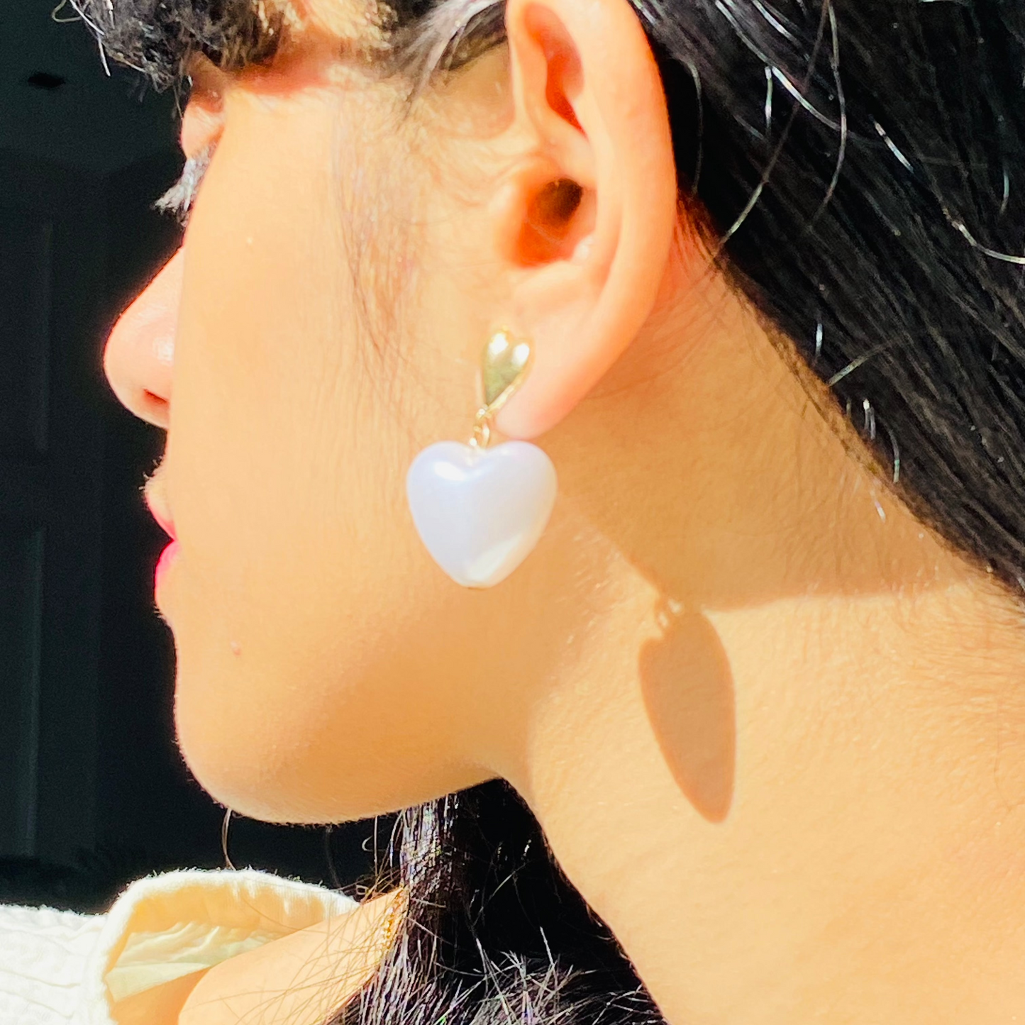 Korean Heart Earring