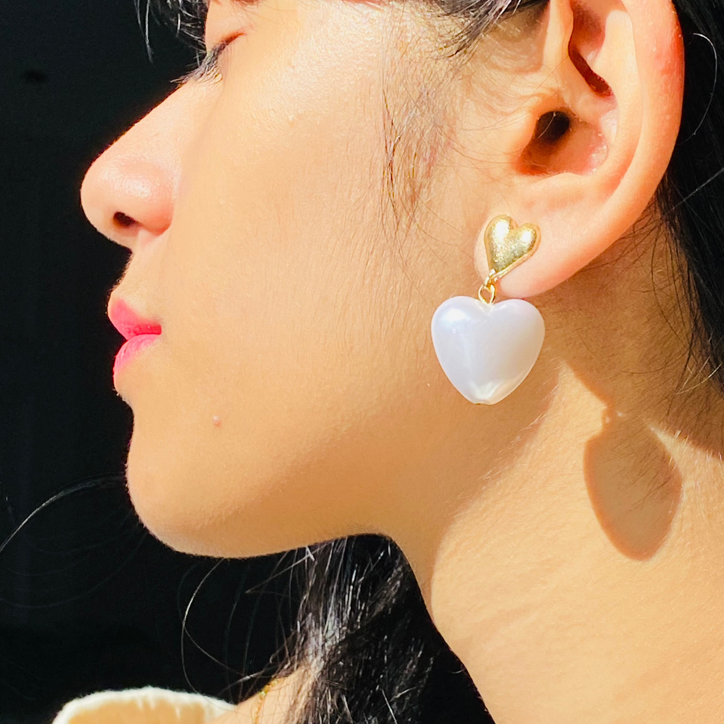 Korean Heart Earring