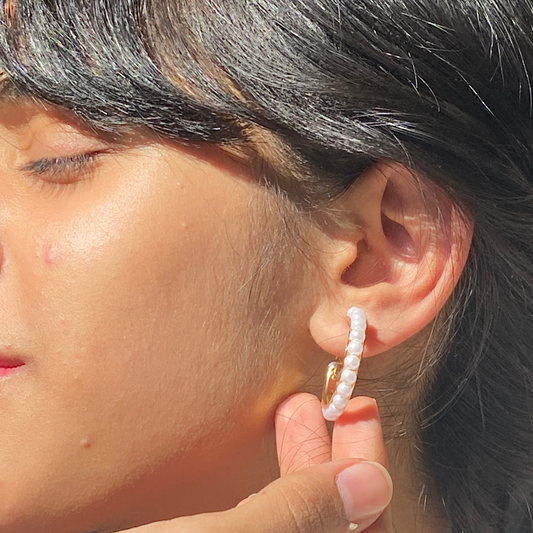 Golden Aura Hoops