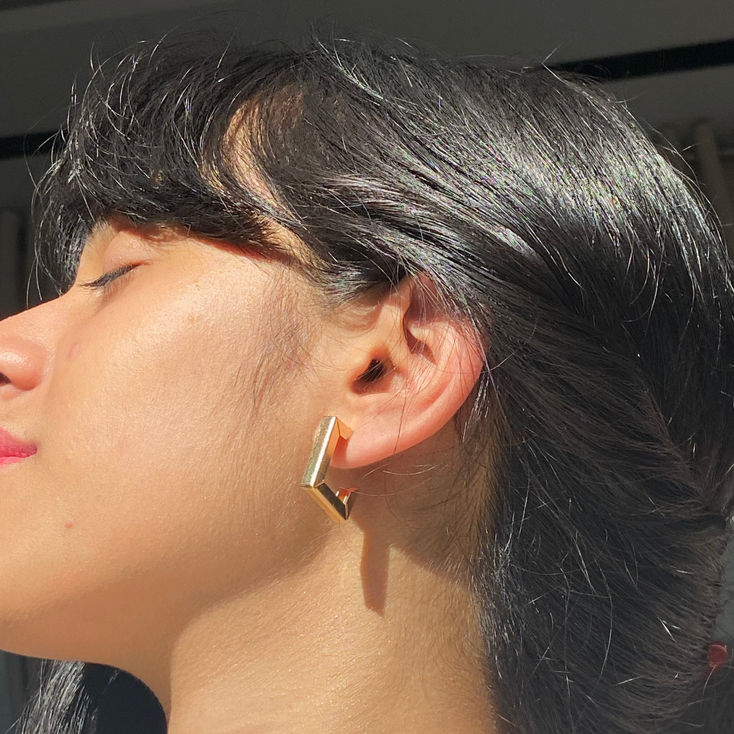 Gilded Minimal Studs